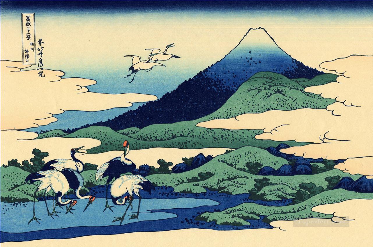 umegawa in sagami province Katsushika Hokusai Japanese Oil Paintings